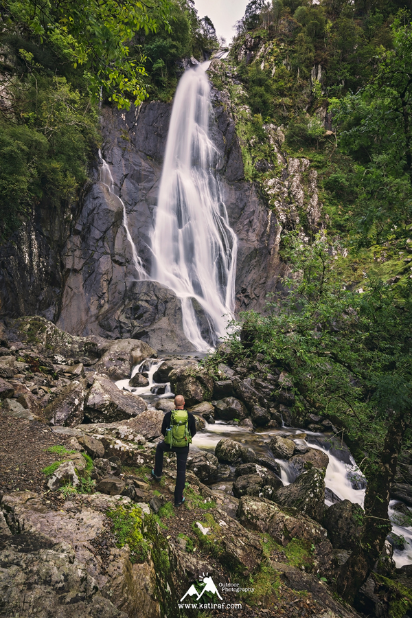 Wodospad Aber Falls, Gwynedd, www.katiraf.com